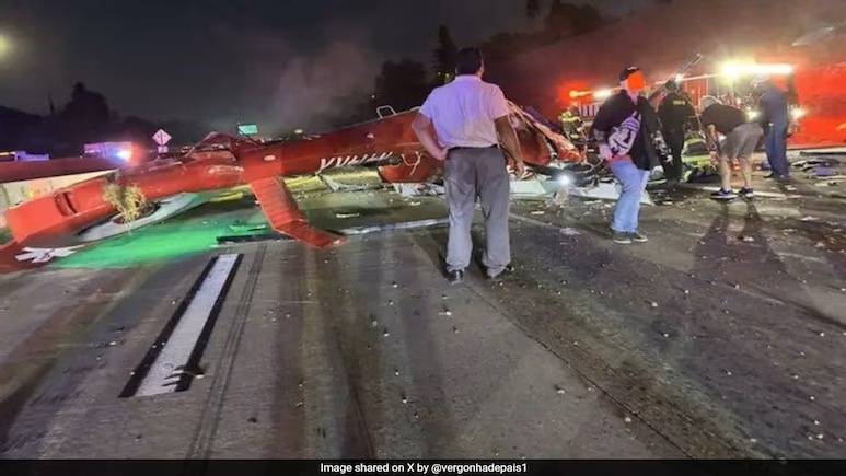 Medical Helicopter Crashes on Sacramento Highway, Critically Injuring 3