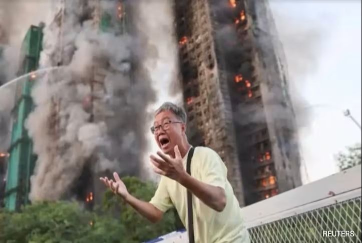 Hong Kong High-Rise Fire: Toll Rises to 44, 3 Arrested as Hundreds Still Missing