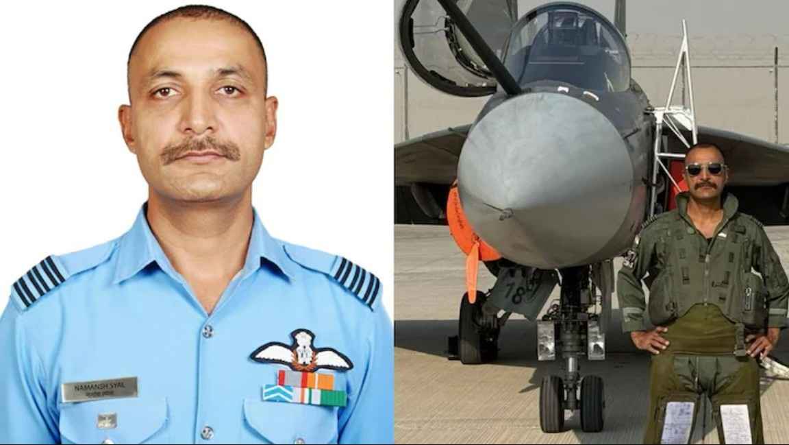 IAF Pays Emotional Tribute To Pilot Namansh Syal, Who Lost His Life In Tejas Crash At Dubai Air Show